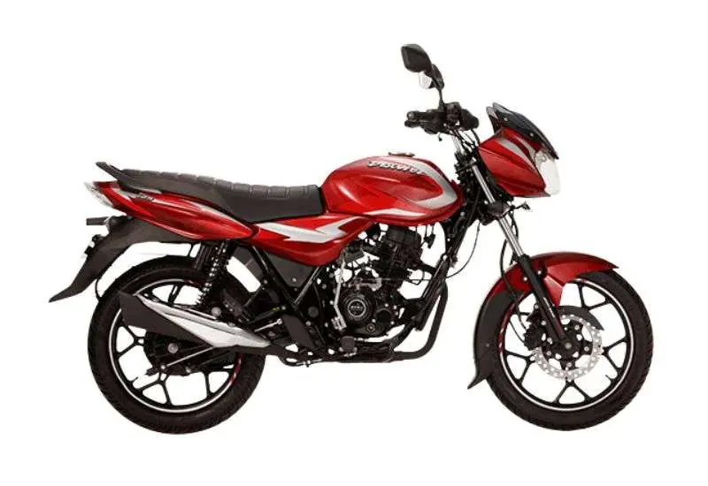 bajaj discover 125 disc red