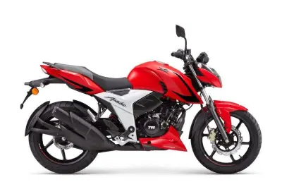 tvs apache 4v racing red
