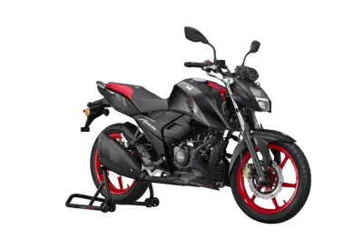 tvs apache rtr 160 4v fi matte black