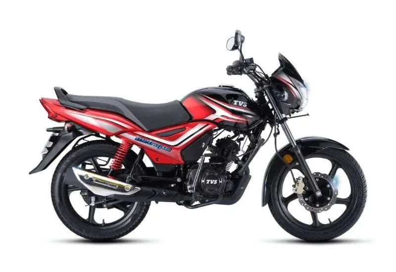 tvs metro plus red black