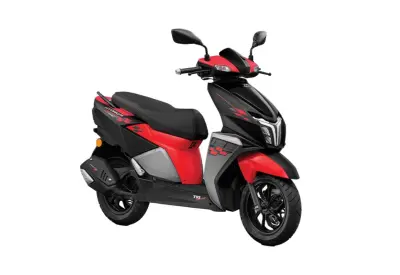 tvs ntorq 125 red black