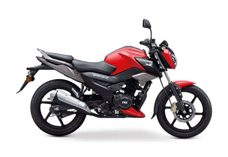 tvs raider 125 striking red