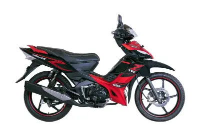 tvs rockz 125 red black
