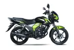 tvs stryker 125 cc green black