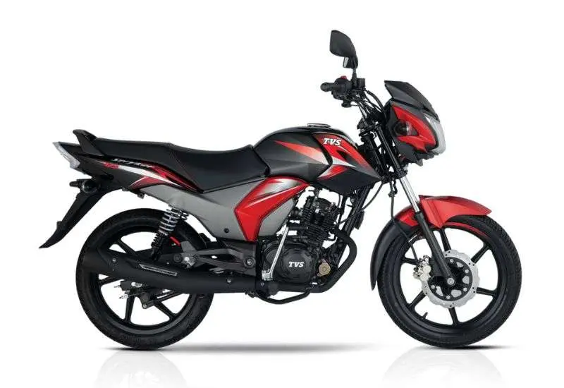 tvs stryker 125 cc red
