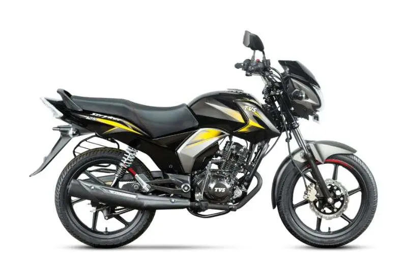 tvs stryker 125 cc titanium grey