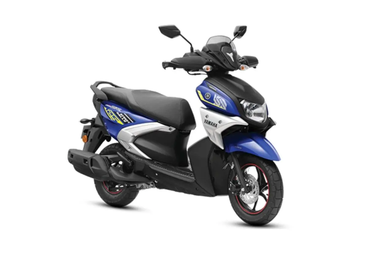 yamaha ray zr 125 fi purplish blue metallic