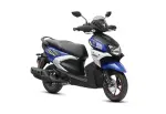yamaha ray zr 125 fi purplish blue metallic
