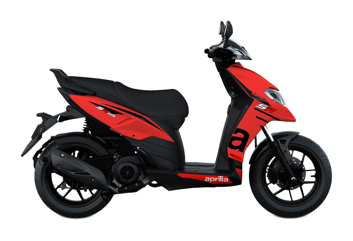 aprilia sr 125 power red