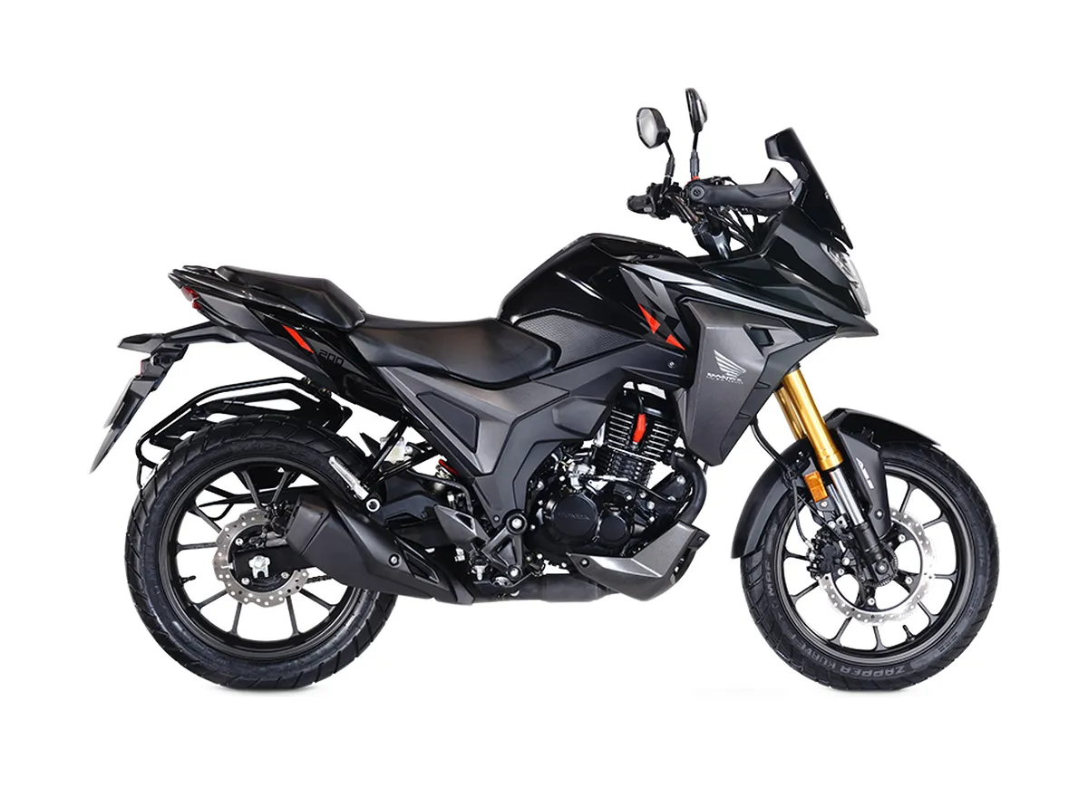 honda nx200 pearl igneous black