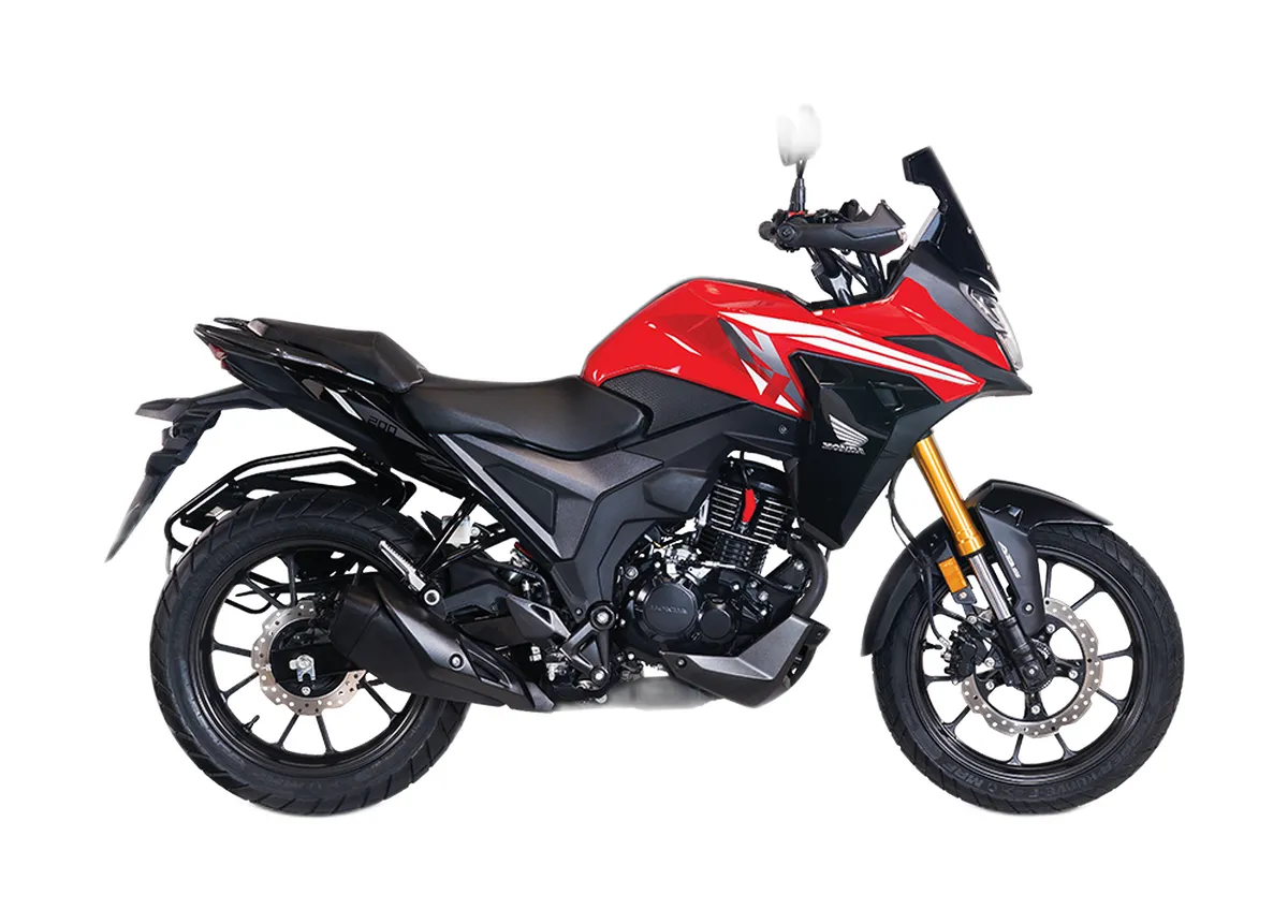 honda nx200 pearl igneous red